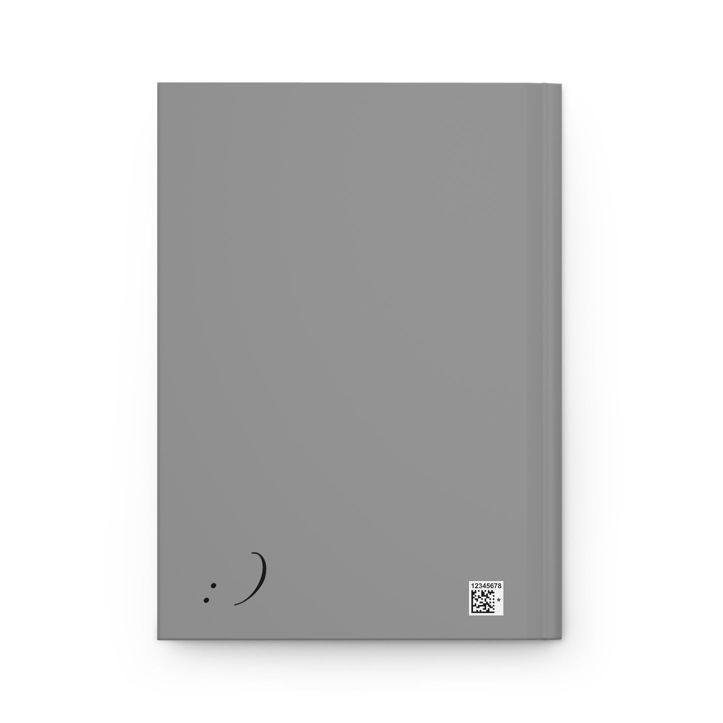 Let Things Go Grey Matte Hardcover Journal